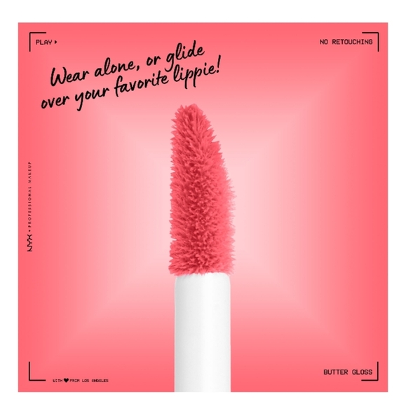 NYX Professional Makeup Butter Gloss, Non-Sticky Lip Gloss, Sorbet - Picture 3 of 7